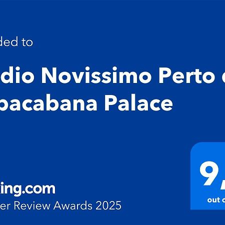 Studio Novissimo Perto Do Copacabana Palace Rio de Janeiro Bagian luar foto